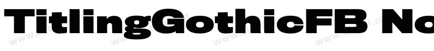 TitlingGothicFB Norm字体转换